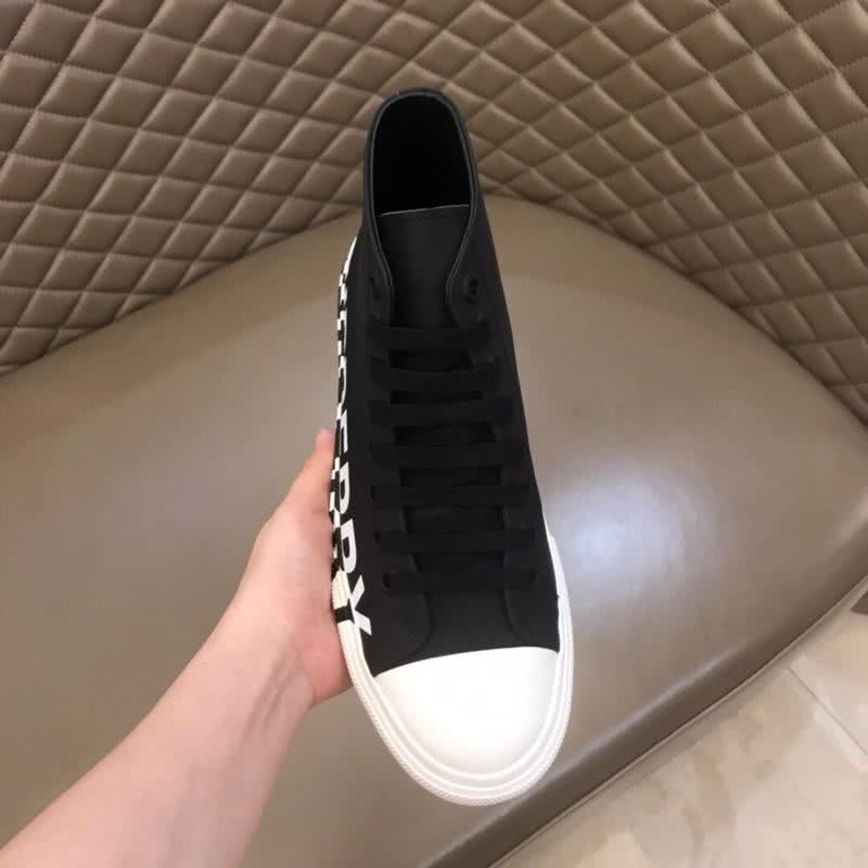 Burberry Sneakers Top Quality Black Upper White Sole Men 7