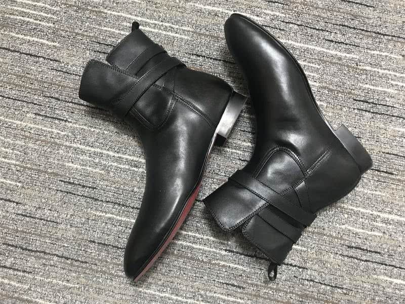 Christian Louboutin Boots All Leather Black Men 9