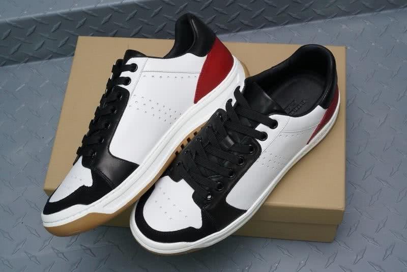 Burberry Sneakers Real Leather White Black Red Men 2