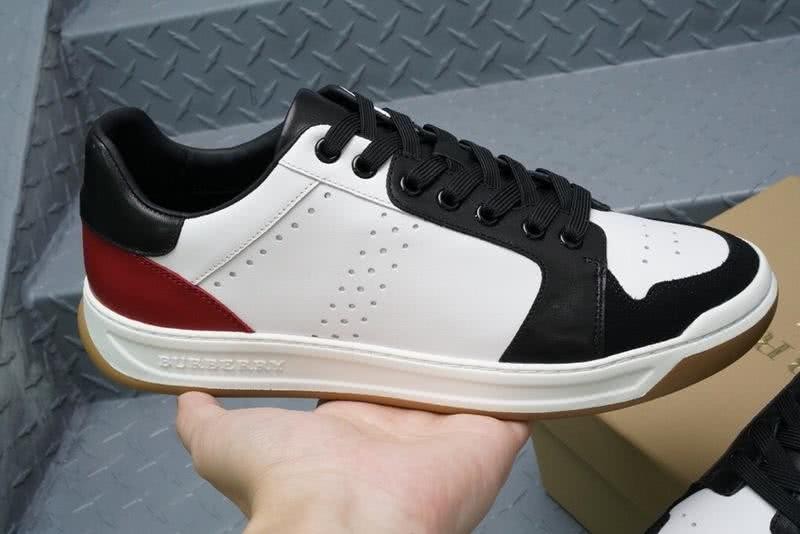 Burberry Sneakers Real Leather White Black Red Men 5