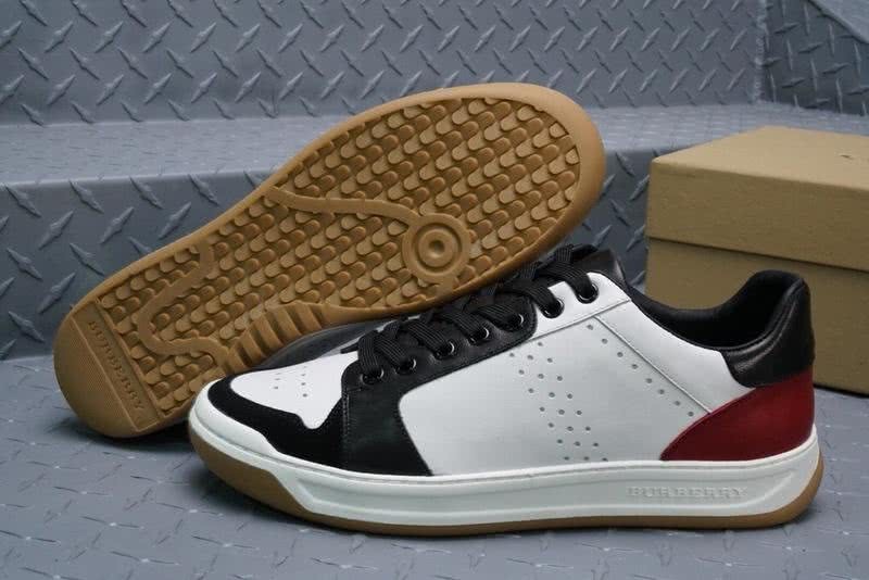 Burberry Sneakers Real Leather White Black Red Men 1