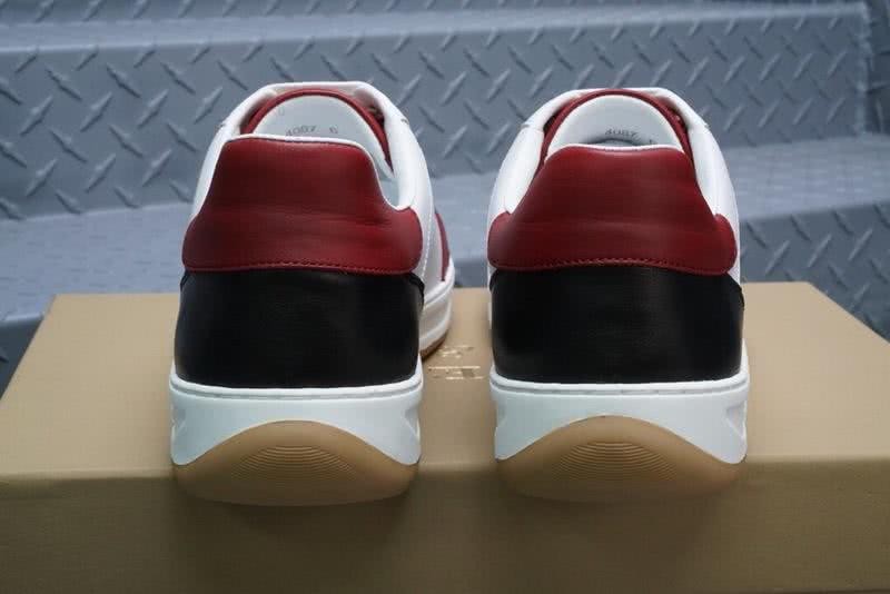 Burberry Sneakers Real Leather White Red Black Men 4