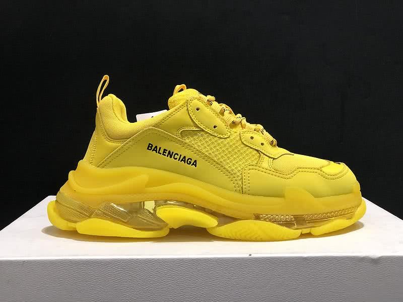 Balenciaga Triple S Sports Shoes Air Yellow Men Women 2