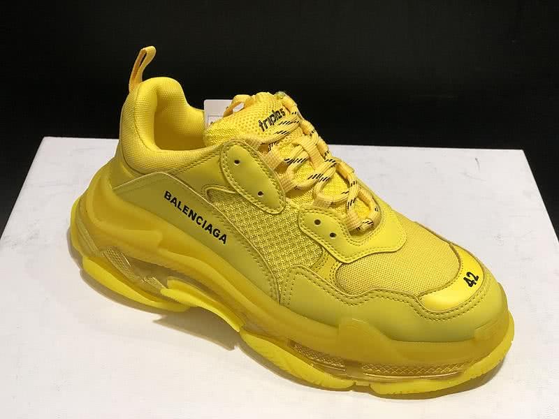 Balenciaga Triple S Sports Shoes Air Yellow Men Women 3