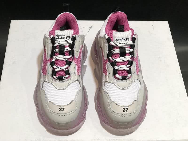 Balenciaga Triple S Sports Shoes Air White Pink Men Women 8