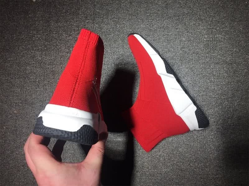 Balenciaga Speed Sock Boots Red 8