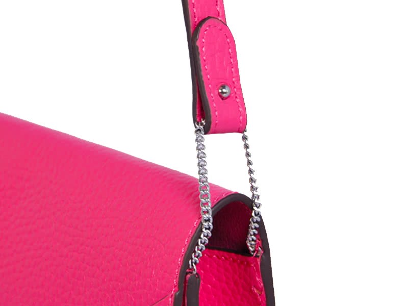 Hermes Pilot Envelope Clutch Hot Pink With Silver Hardware 8