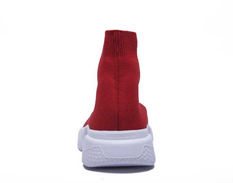 Balenciaga Stretch Mesh High Top Sneaker Red51 2