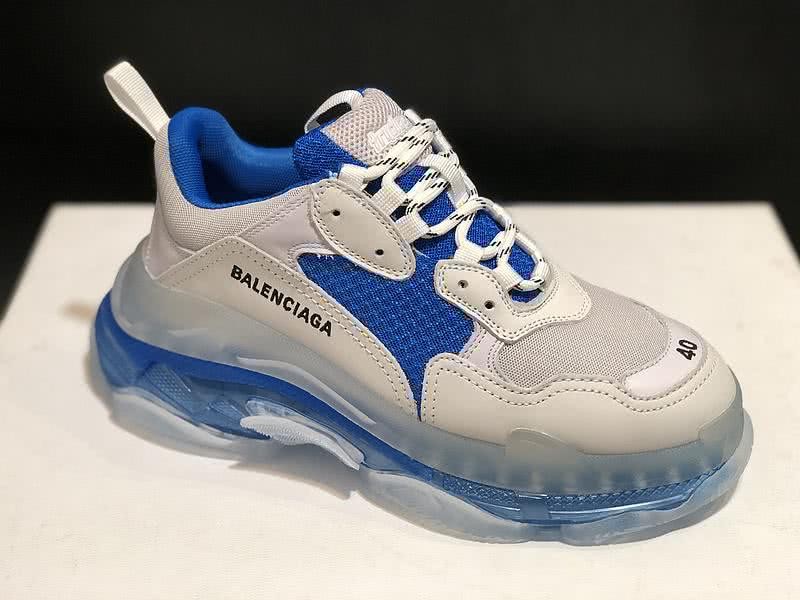 Balenciaga Triple S Sports Shoes Air Grey Blue Men Women 2