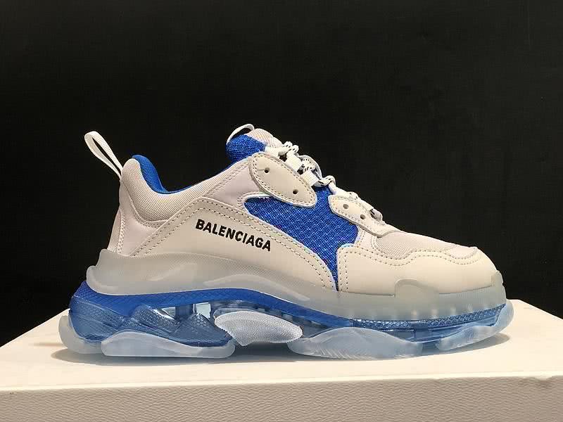 Balenciaga Triple S Sports Shoes Air Grey Blue Men Women 4