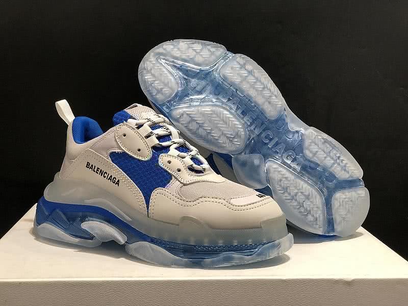 Balenciaga Triple S Sports Shoes Air Grey Blue Men Women 7