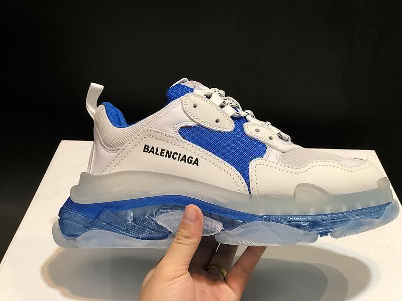 Balenciaga Triple S Sports Shoes Air Grey Blue Men Women 11