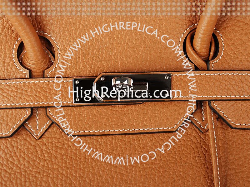 Hermes Birkin 35cm Togo Leather Brown Gold 9