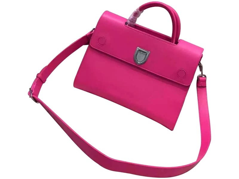Dior Diorever Bag Noisette Prestige Calfskin Hot Pink 3