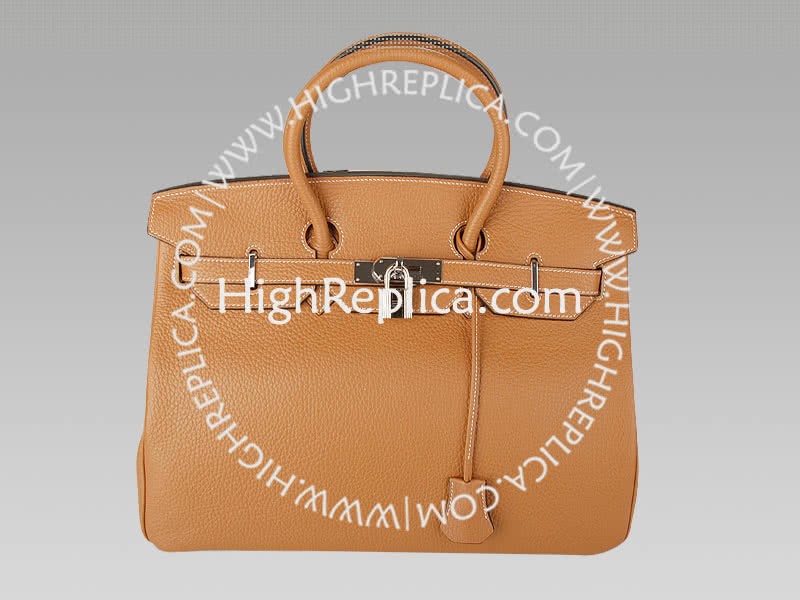 Hermes Birkin 35cm Togo Leather Brown Gold 1