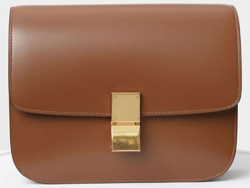 Celine Medium Classic Bag In Box Calfskin Camel 1641732 1