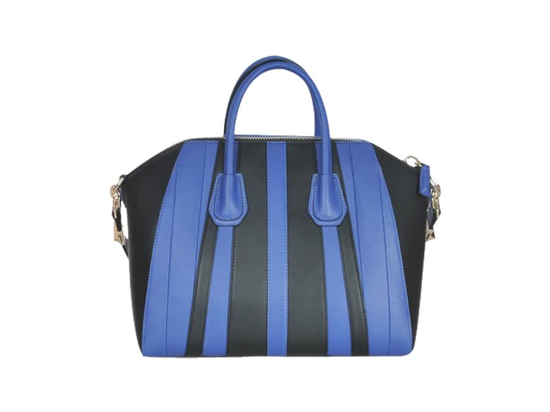Givenchy Large Antigona Bag Bi-Color Blue Black 3