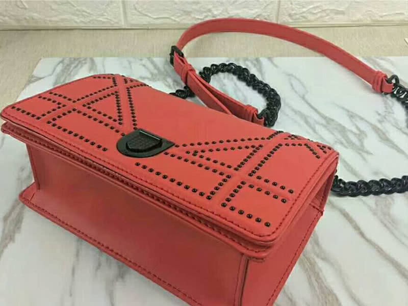 Dior Small Diorama Ultra Red Bag d04212 5