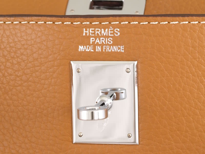 Hermes Kelly 32cm Togo Leather Clemence Gold 9