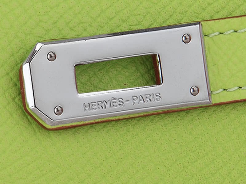 Hermes Epsom Original Calfskin Kelly Long Wallet Green 4