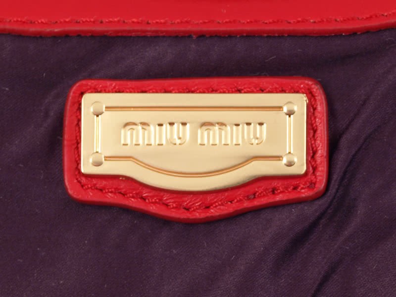 Miu Miu Small Coffer Bag Red 10
