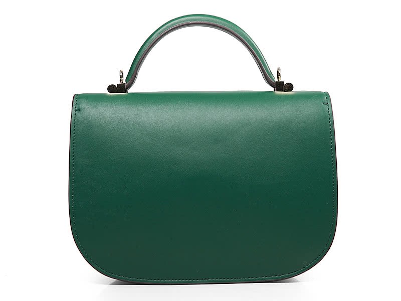 Hermes Stirrup Shoulder Bag Green 4