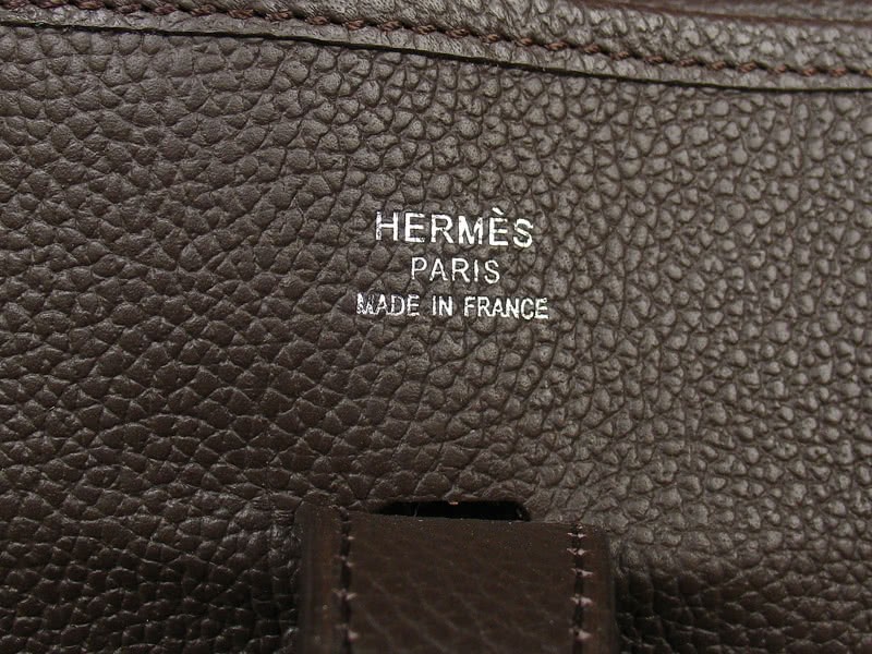 Hermes Evelyne Bag Chocolate 9