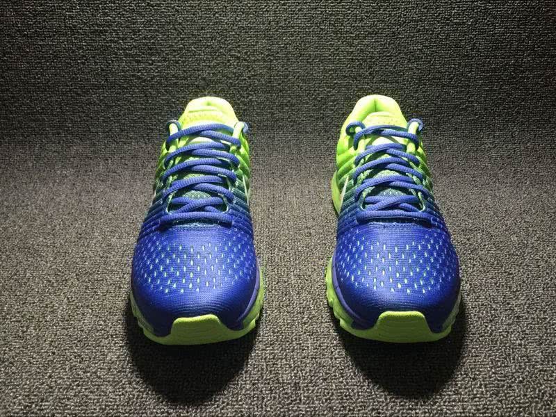 Nike Air Max 2017 Women Blue Green Shoes 3