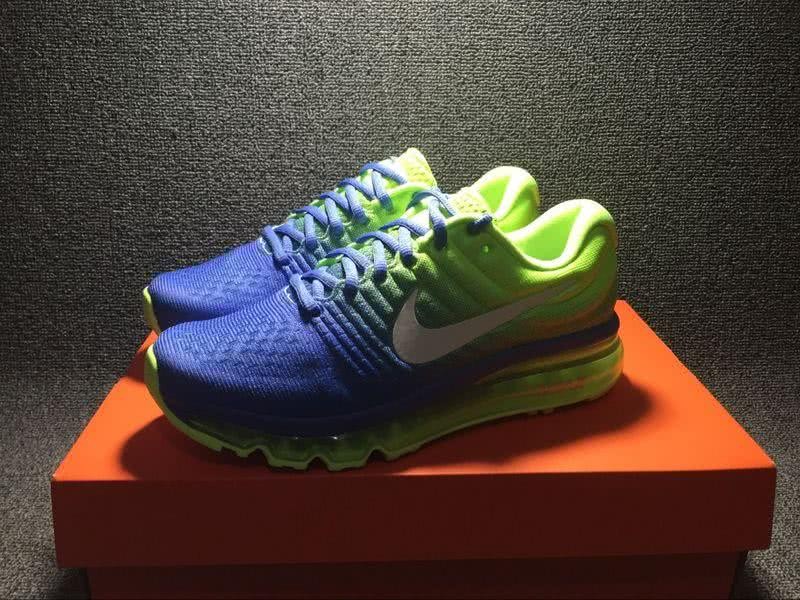 Nike Air Max 2017 Women Blue Green Shoes 7