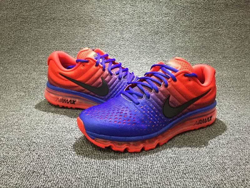 Nike Air Max 2017 Men Blue Red Shoes  4