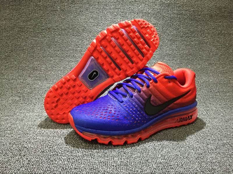 Nike Air Max 2017 Men Blue Red Shoes  1