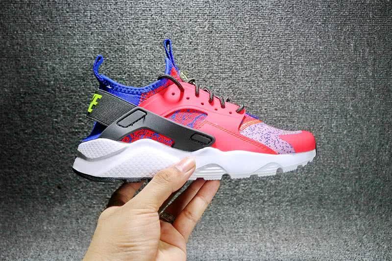 Nike Air Huarache Breathable Pink/Blue Shoes Women 4