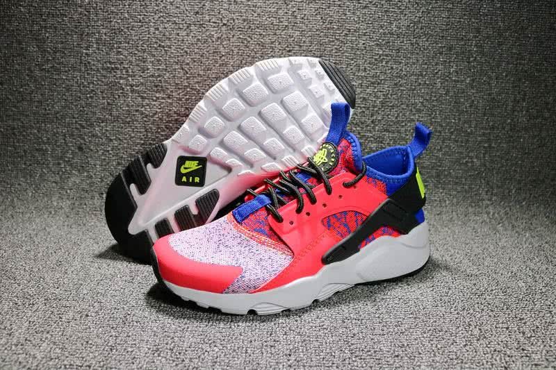 Nike Air Huarache Breathable Pink/Blue Shoes Women 1