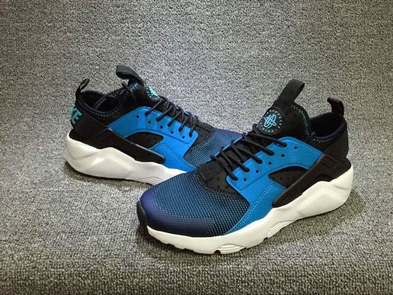 Nike Air Huarache 4th Edition Shoes Black/Blue Women/Men 2