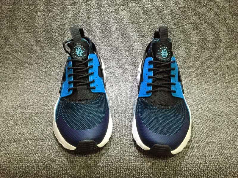 Nike Air Huarache 4th Edition Shoes Black/Blue Women/Men 3