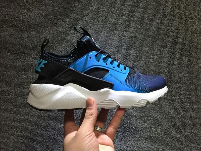 Nike Air Huarache 4th Edition Shoes Black/Blue Women/Men 4
