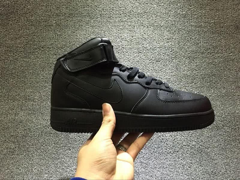Nike Air Force 1 Shoes Black Men/Women 2