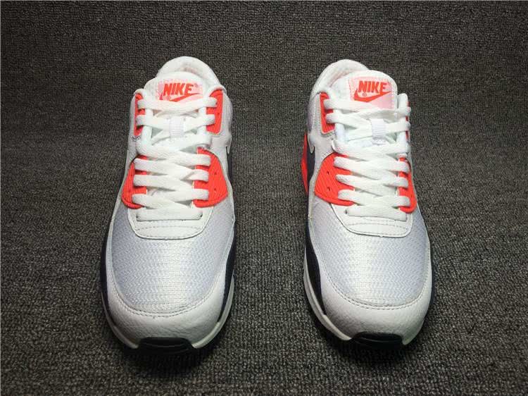 Nike Air Max 90 Red White Men Shoes 3