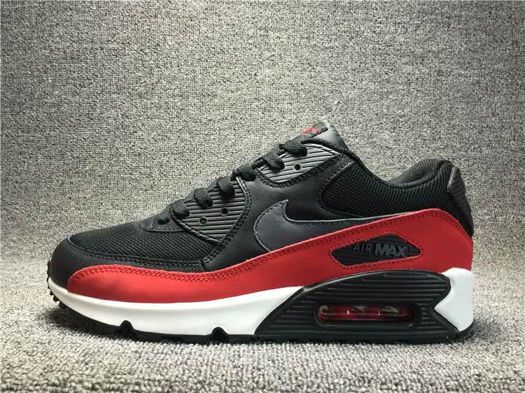 Nike Air Max 90 Black Red Shoes Men 2