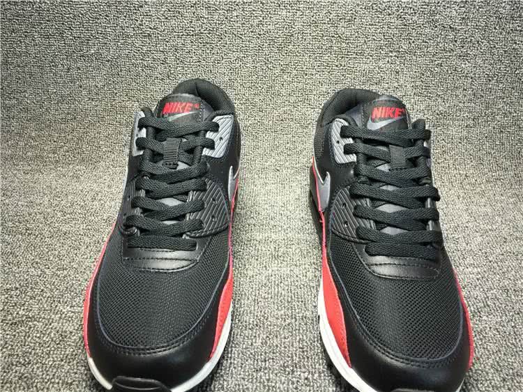 Nike Air Max 90 Black Red Shoes Men 3