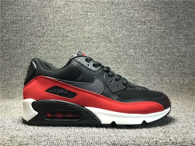 Nike Air Max 90 Black Red Shoes Men 4