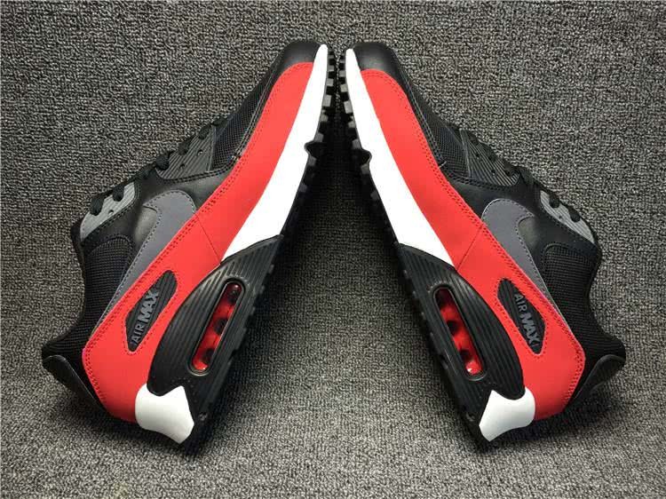 Nike Air Max 90 Black Red Shoes Men 6
