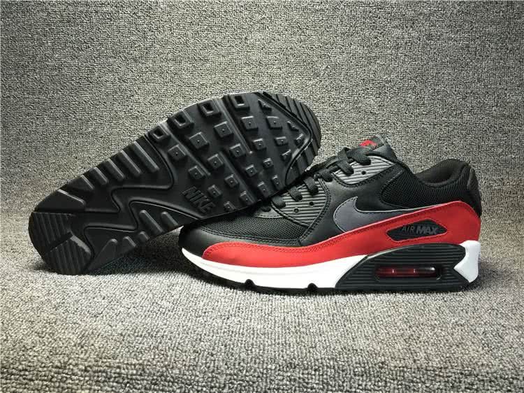 Nike Air Max 90 Black Red Shoes Men 1
