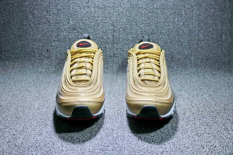 Nike Air Max 97 OG QS Women Men Gold Shoes 6