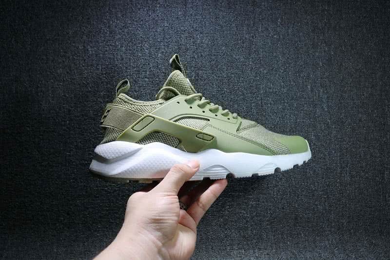 Nike Air Huarache Breathable Shoes Green Men 3
