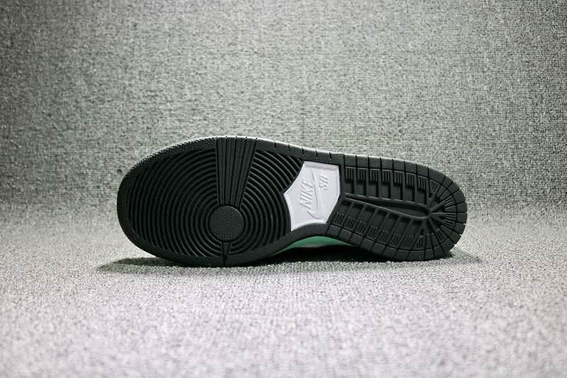 Nike Dunk SB Women Men White Green Shoes  5
