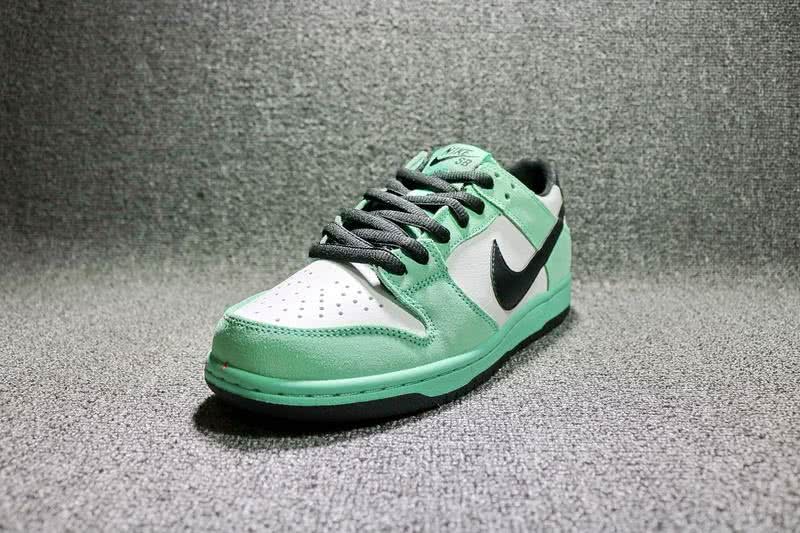 Nike Dunk SB Women Men White Green Shoes  6