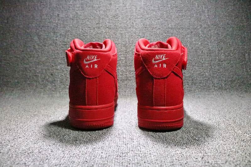 Nike Air Force 1 Shoes Red Men/Women 3