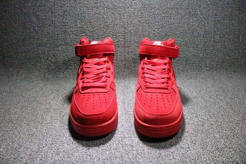 Nike Air Force 1 Shoes Red Men/Women 4