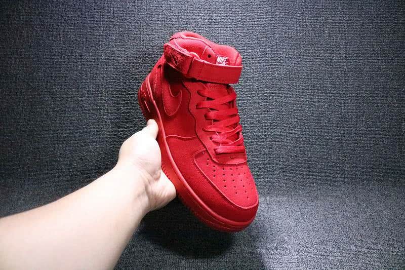 Nike Air Force 1 Shoes Red Men/Women 6